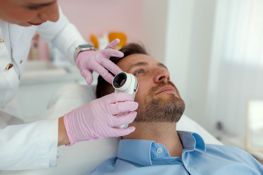 iStock-2227521767_healthcare_male_patient_dermatology_skin check